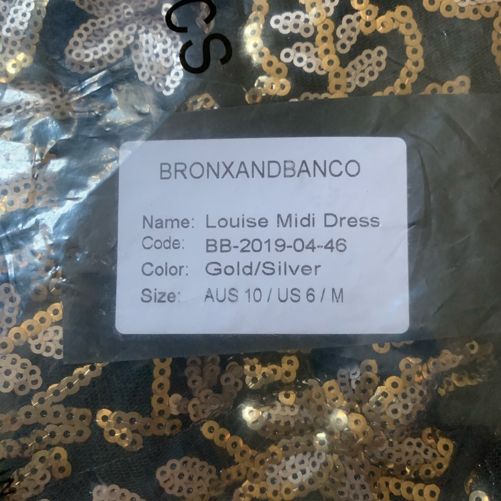 NWT Bronx and Banco Louise Midi Dress - Picture 6 of 6